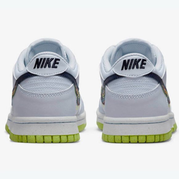 🧩[NEW] NIKE DUNK LOW 3D SWOOSH GREY GRADE SCHOOL YOUTH SHOES SIZE 5Y SNEAKERS🧩 - Picture 4 of 12